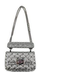 Borse Valentino Garavani | Valentino Garavani Bag Spike Argento