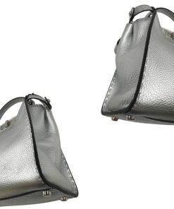 Borse Fendi | Fendi Peekaboo Media Argento