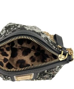 Borse Dolce & Gabbana | Pochette Dolce & Gabbana Paillettes Argento