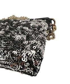 Borse Dolce & Gabbana | Pochette Dolce & Gabbana Paillettes Argento