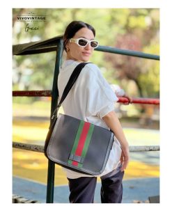 Borse Gucci | Cartella Gucci Web Nero