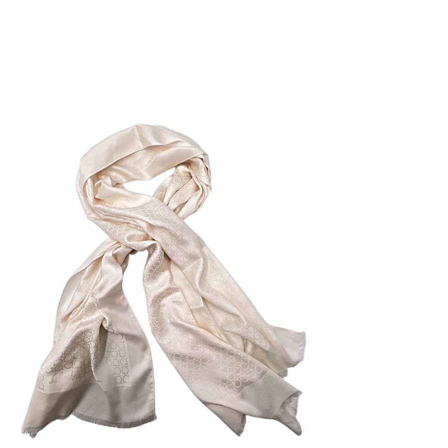 Accessori Salvatore Ferragamo | Pashmina Salvatore Ferragamo Beige