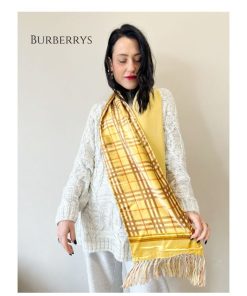 Accessori Burberry | Stola Burberry Ciniglia Giallo