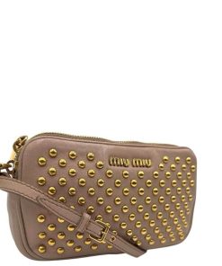 Borse Miu Miu | Pochette Miu Miu Borchie Rosa