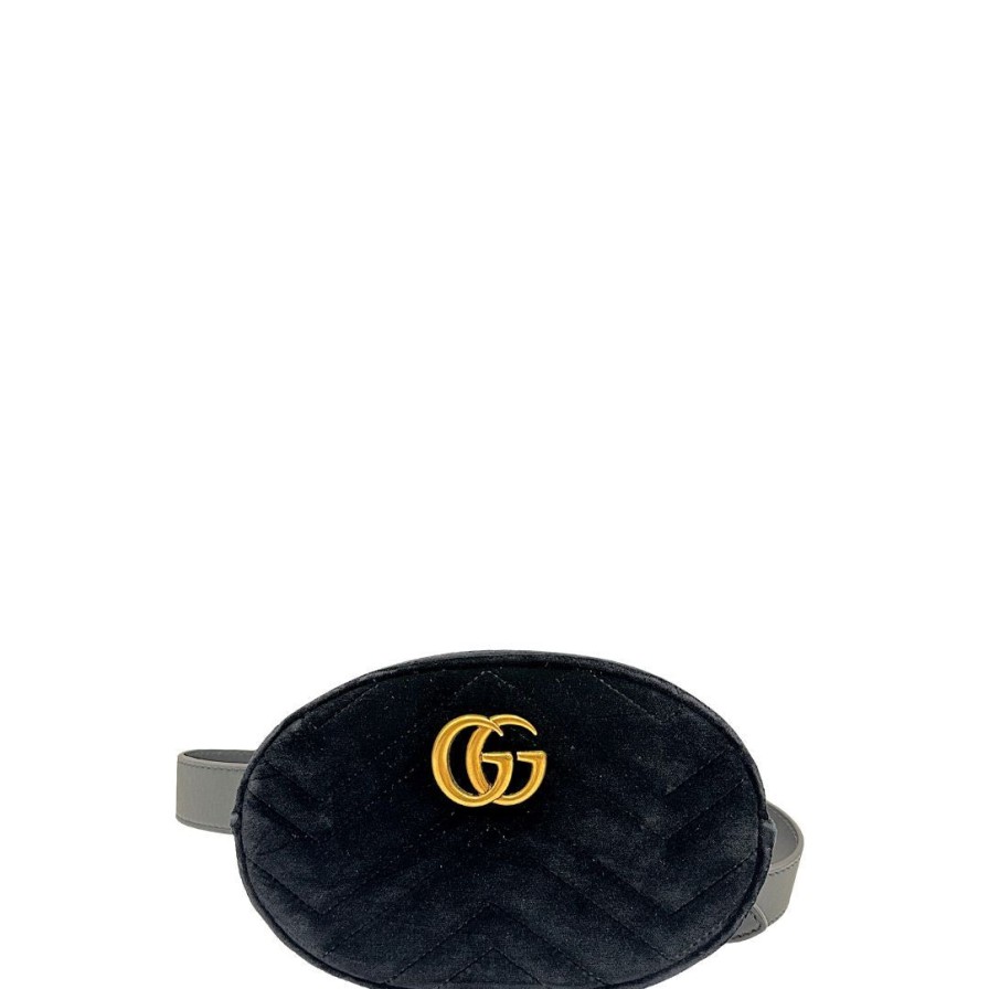 Borse Gucci | Marsupio Velvet Gucci Nero