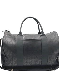 Borse Fendi | Borsone Fendi In Pelle Ff Nero