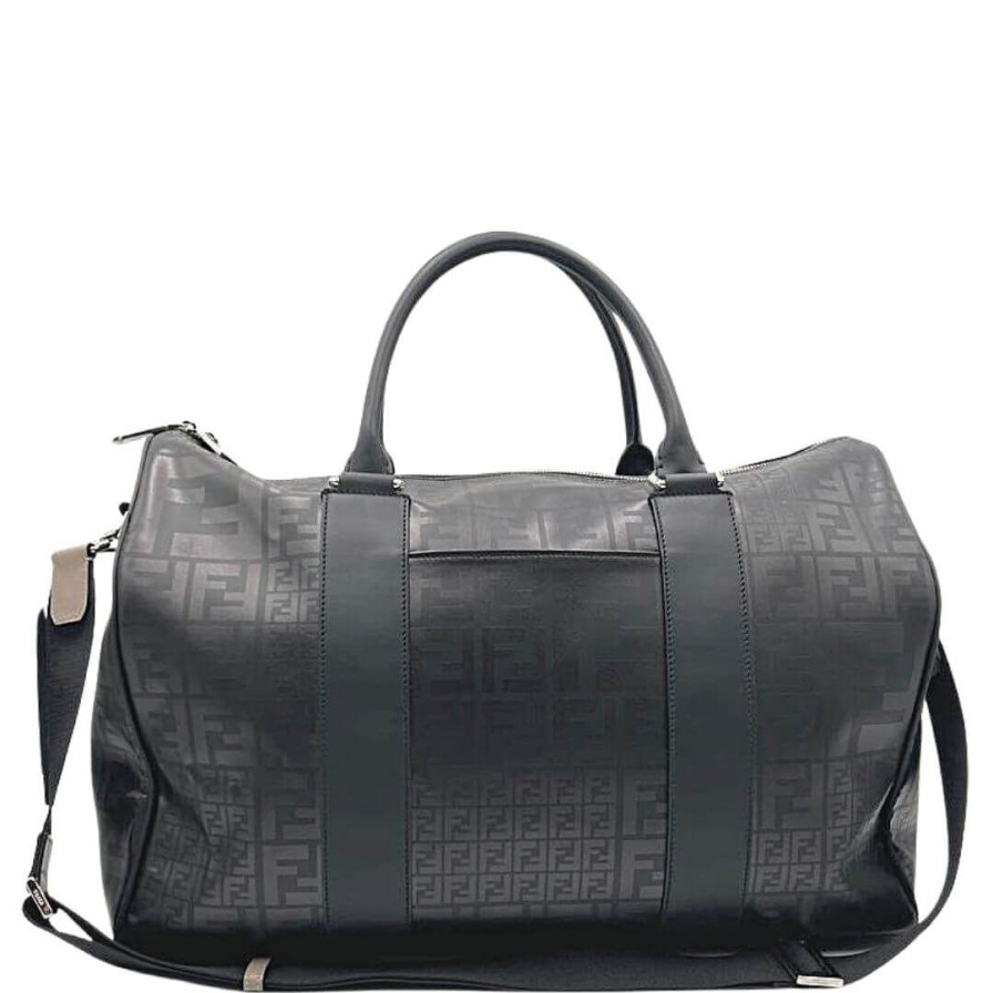 Borse Fendi | Borsone Fendi In Pelle Ff Nero