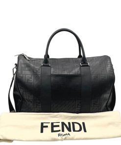 Borse Fendi | Borsone Fendi In Pelle Ff Nero