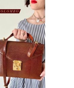 Borse Colombo | Cartella Colombo Vintage Marrone