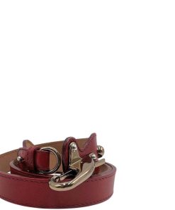 Accessori Fay | Cinta Fay In Pelle Rosso