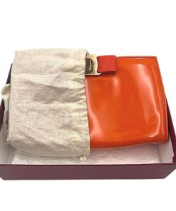 Borse Salvatore Ferragamo | Pochette Ferragamo Vernis Arancione