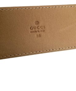 Accessori Gucci | Cinta Gucci In Pelle Tg 38 Nero