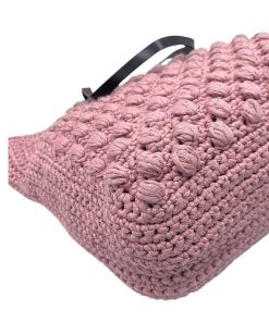 Borse Fendi | Shopper Fendi Uncinetto Rosa