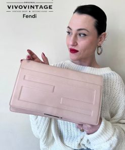 Borse Fendi | Pochette Fendi Cipria Rosa