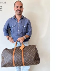 Borse Louis Vuitton | Borsone Keepall Lv 55 Marrone