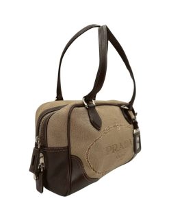 Borse Prada | Bauletto Prada Jacquard Beige