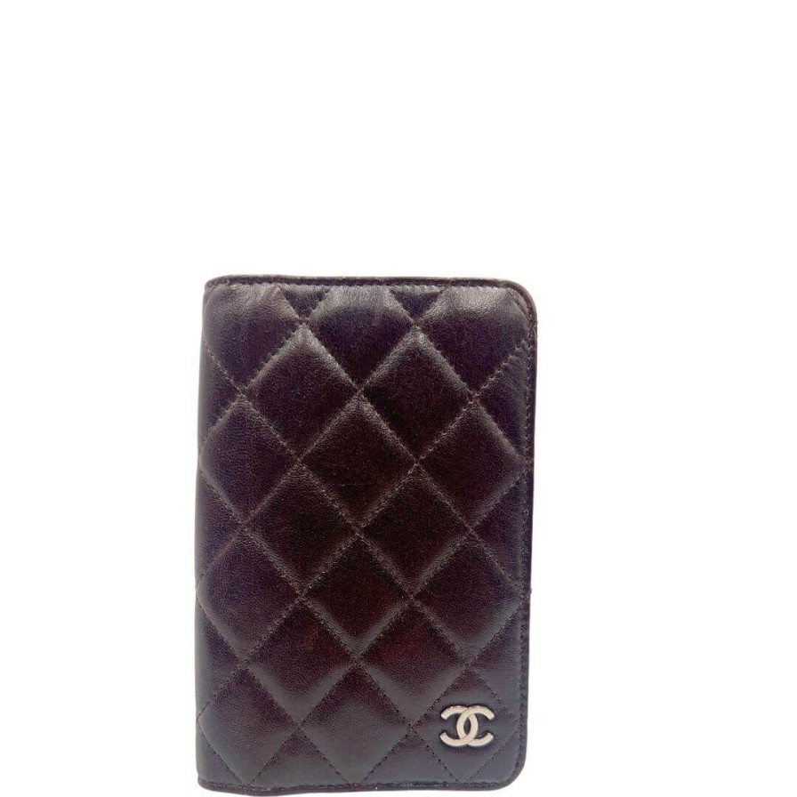 Accessori Chanel | Porta Agenda Chanel Cioccolato Marrone