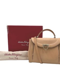 Borse Salvatore Ferragamo | Satchel Salvatore Ferragamo Beige