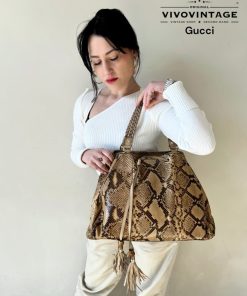 Borse Gucci | Shopper Gucci Bamboo Marrone