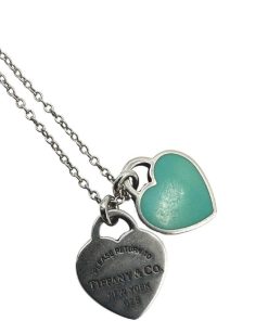 Accessori Tiffany&Co. | Collana Tiffany & Co. Double Heart Argento