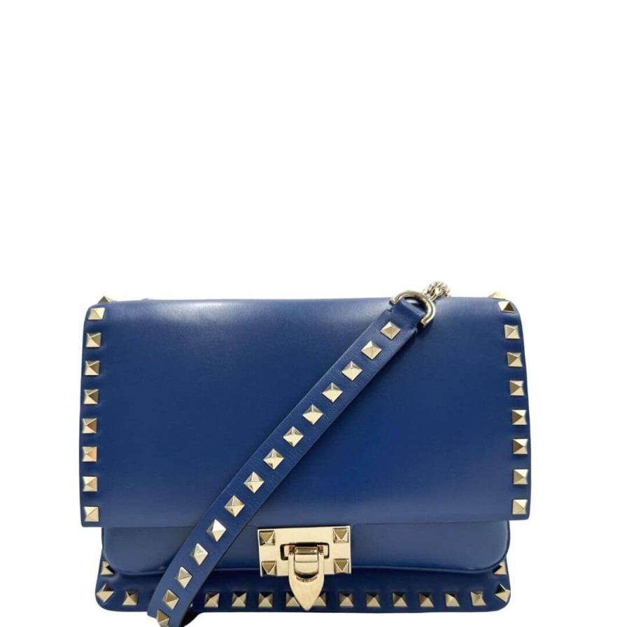 Borse Valentino Garavani | Tracolla Valentino Garavani Rockstud Blu