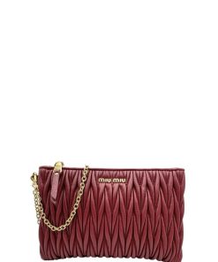 Borse Miu Miu | Pochette Miu Miu Bordeaux