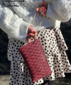 Borse Miu Miu | Pochette Miu Miu Bordeaux