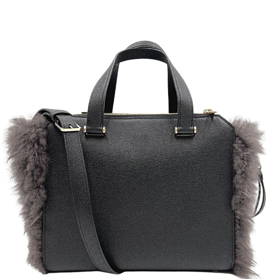 Borse Valextra | Borsa Valextra Con Pochette Nero