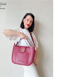 Borse Borbonese | Satchel Borbonese Con Tracolla Bordeaux