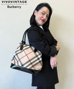 Borse Burberry | Shopper Burberry Tartan Beige