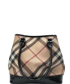 Borse Burberry | Shopper Burberry Tartan Beige