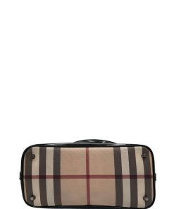 Borse Burberry | Shopper Burberry Tartan Beige