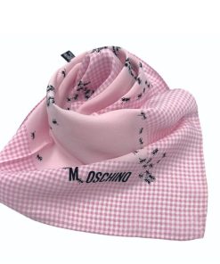 Accessori Moschino | Foulard Moschino Formiche Rosa