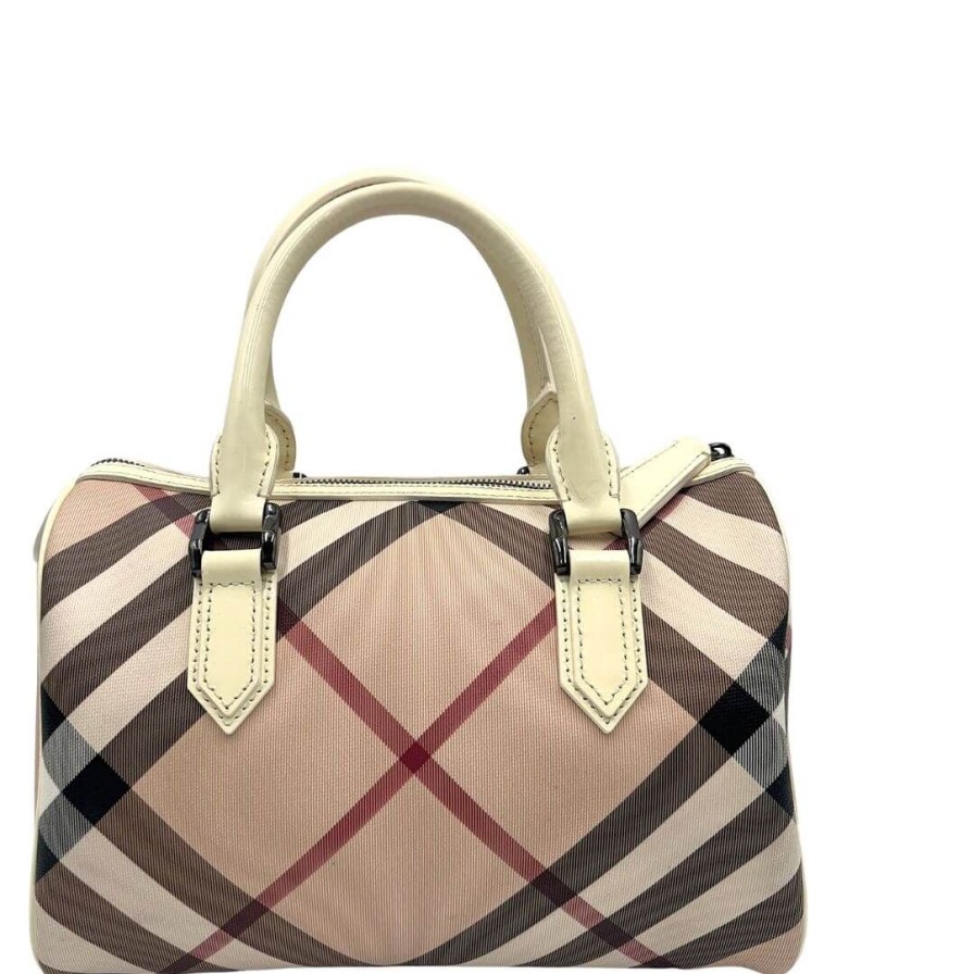 Borse Burberry | Bauletto Burberry Tartan Beige