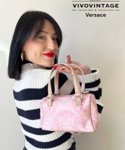 Borse Versace | Mini Bauletto Versace Rosa