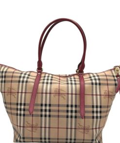 Borse Burberry | Shopper Burberry Tartan Beige