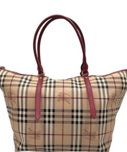 Borse Burberry | Shopper Burberry Tartan Beige