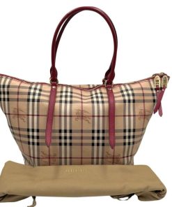 Borse Burberry | Shopper Burberry Tartan Beige