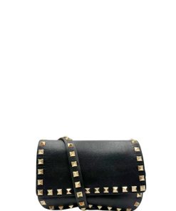 Borse Valentino Garavani | Pochette Valentino Garavani Borchie Nero