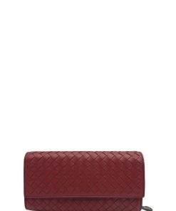 Accessori Bottega Veneta | Portafoglio Bottega Veneta Bordeaux