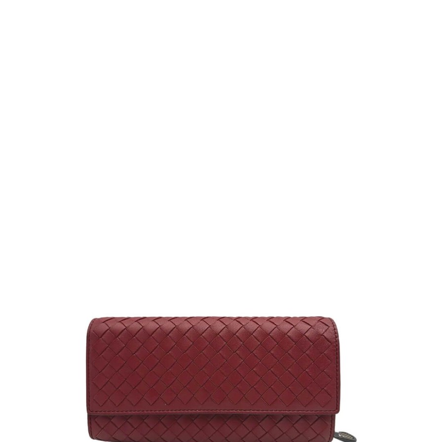 Accessori Bottega Veneta | Portafoglio Bottega Veneta Bordeaux