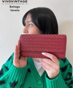 Accessori Bottega Veneta | Portafoglio Bottega Veneta Bordeaux