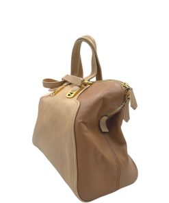 Borse Fendi | Shopper Fendi Chamelon Beige