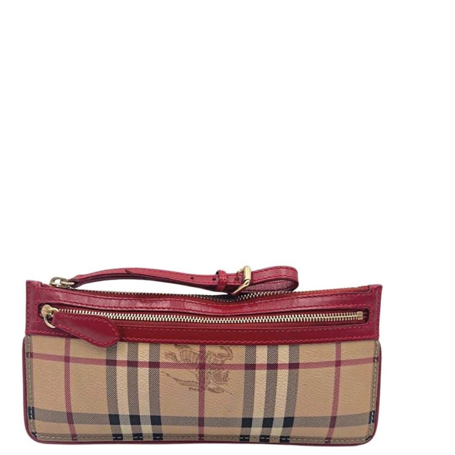 Borse Burberry | Pochette Burberry Tartan Beige