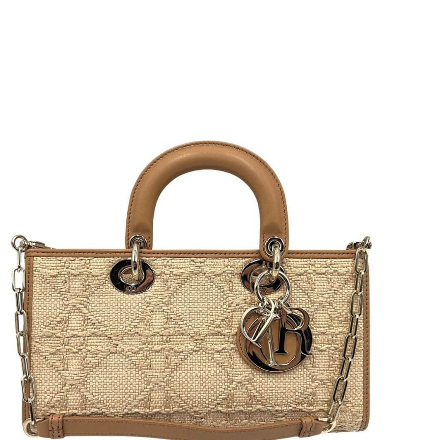 Borse Dior | Dior Lady D-Joy Rafia Beige