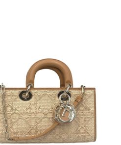 Borse Dior | Dior Lady D-Joy Rafia Beige