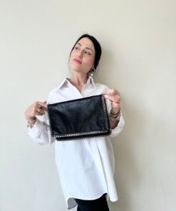 Borse Stella McCartney | Pochette Stella Mccartney Nero