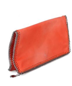 Borse Stella McCartney | Busta Stella Mc Carteny Con Catene Arancione