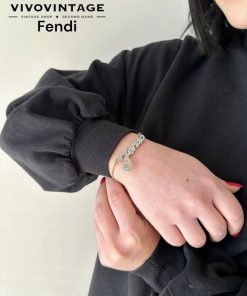 Accessori Fendi | Bracciale Fendi Logo Oro